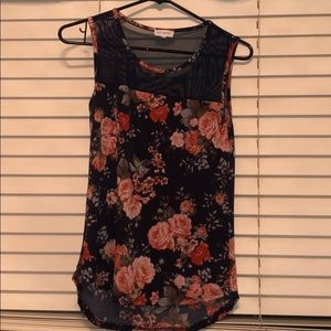 Flower tank top